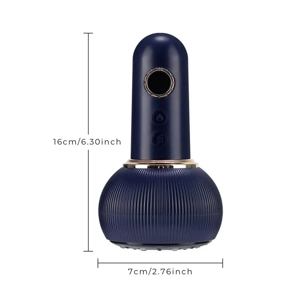 Elektrisk Guasha Massager med Varme og Vibration – Genopladelig Kropsmassager til Afslapning og Velvære
