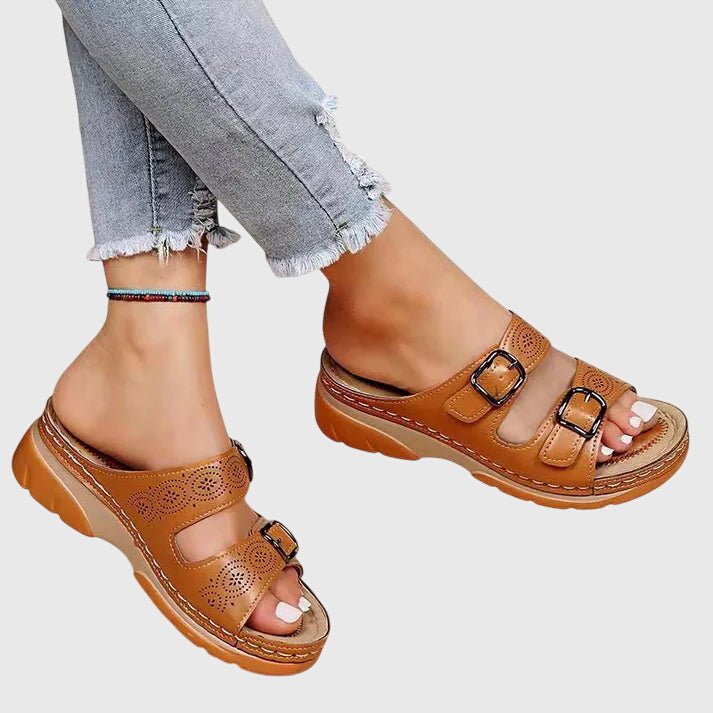 Xenia – Sandaler med slanke remme og let konstruktion