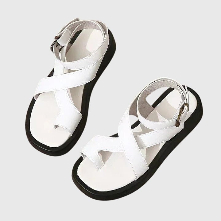 Vera – Sandaler med åben hæl og elegant rem
