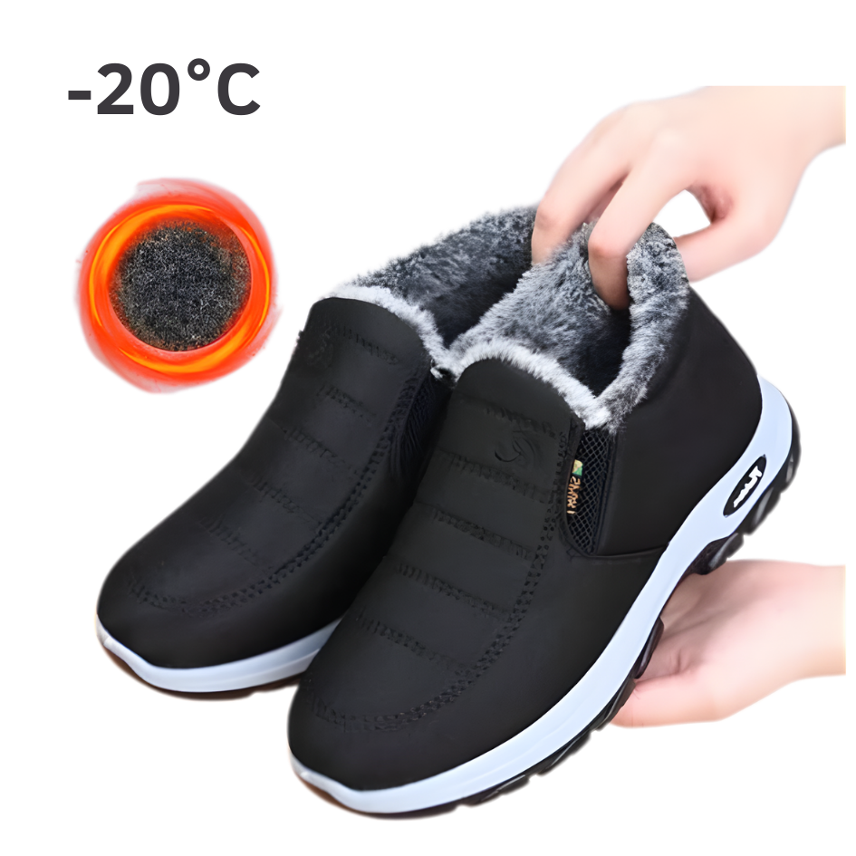 Fleece-forede vinterstøvler til mænd og kvinder – let slip-on
