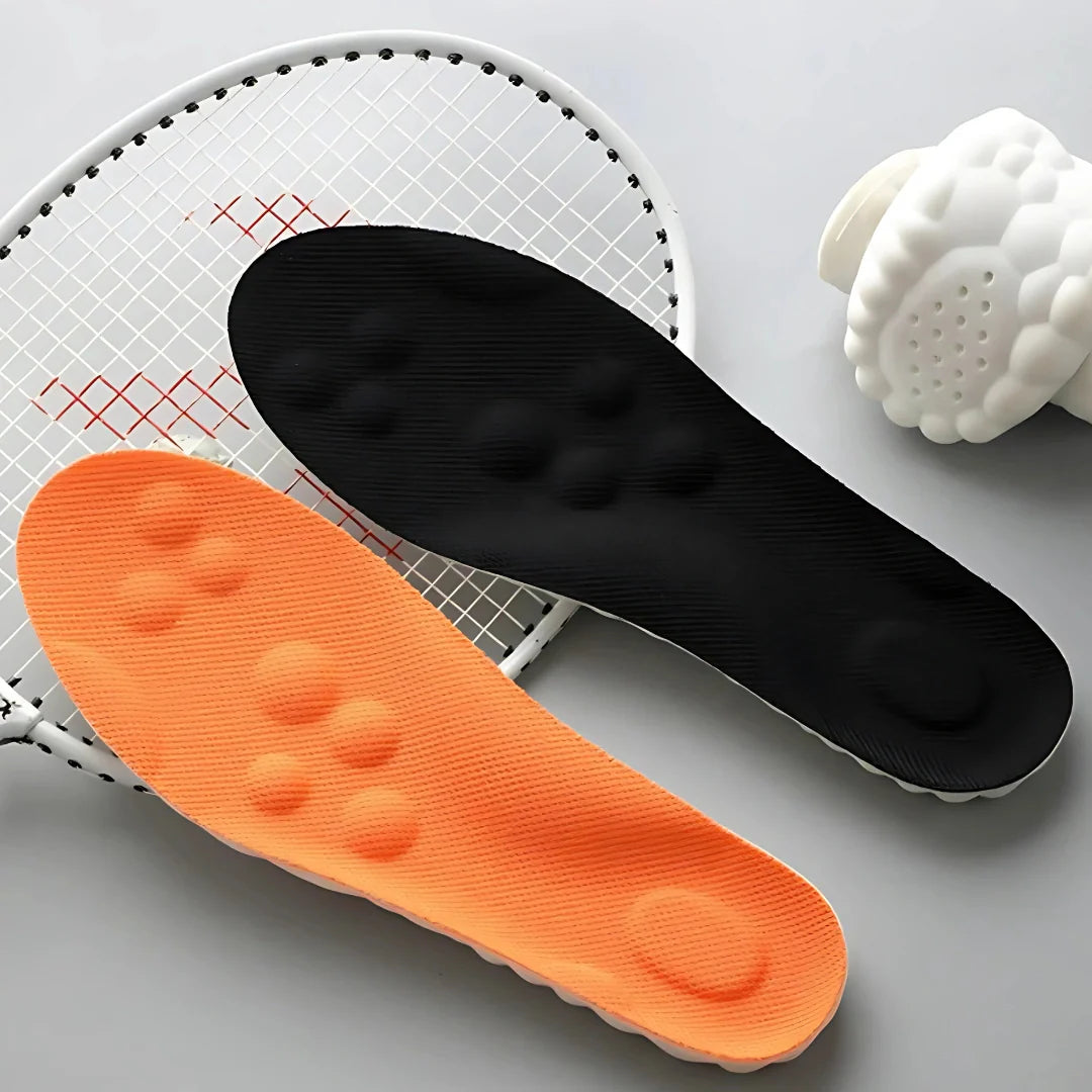 Ortopædisk premium indlægssål med memory foam og massagepunkter