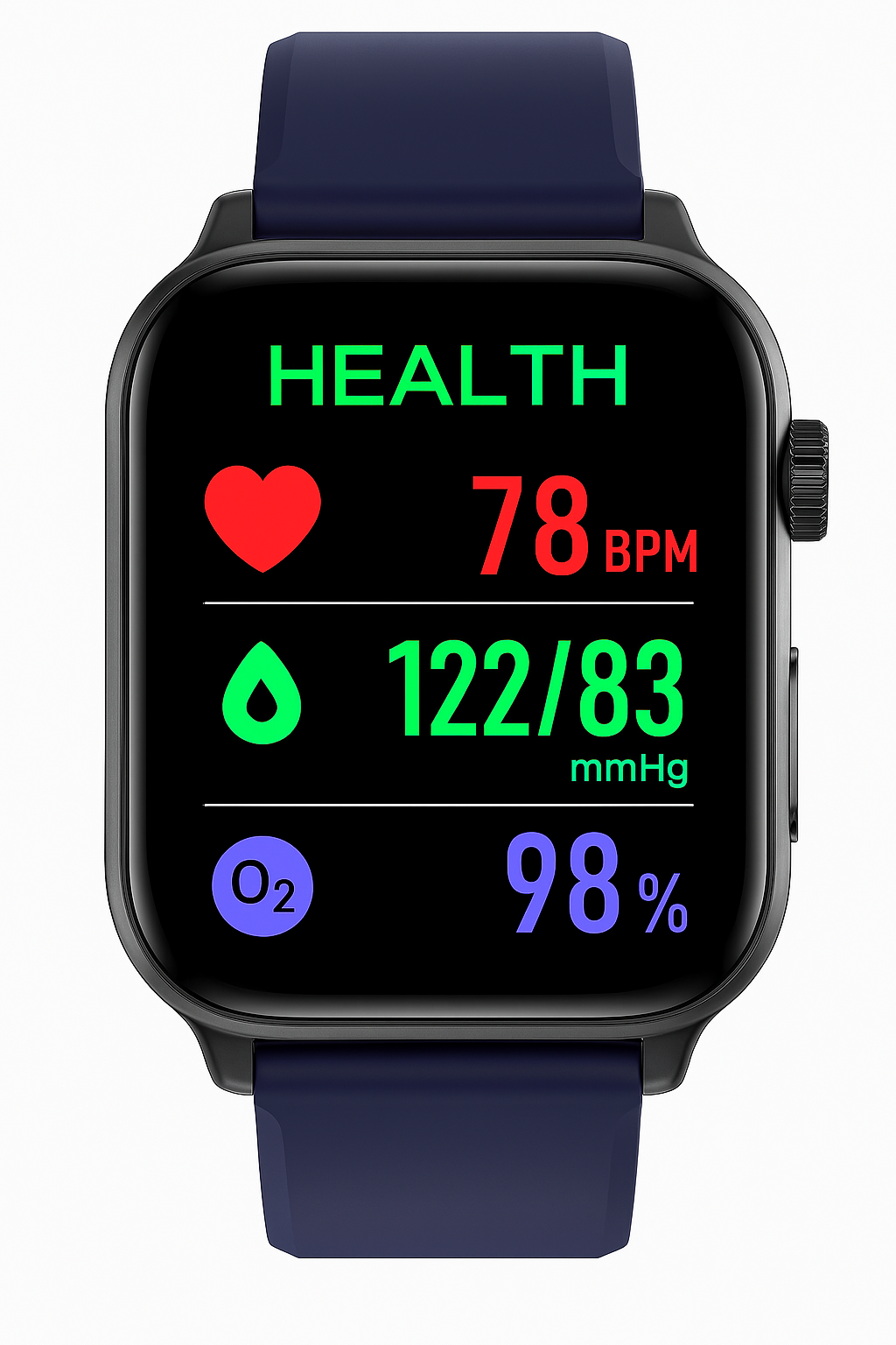 Smartwatch til hjertehelse og velvære