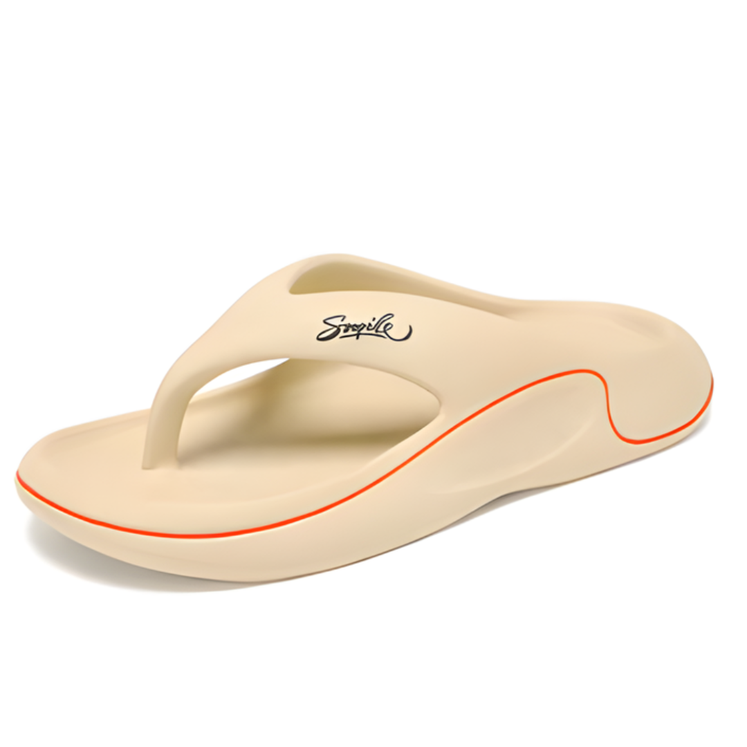 Afslappede sneakers til mænd i grå med hvid sål