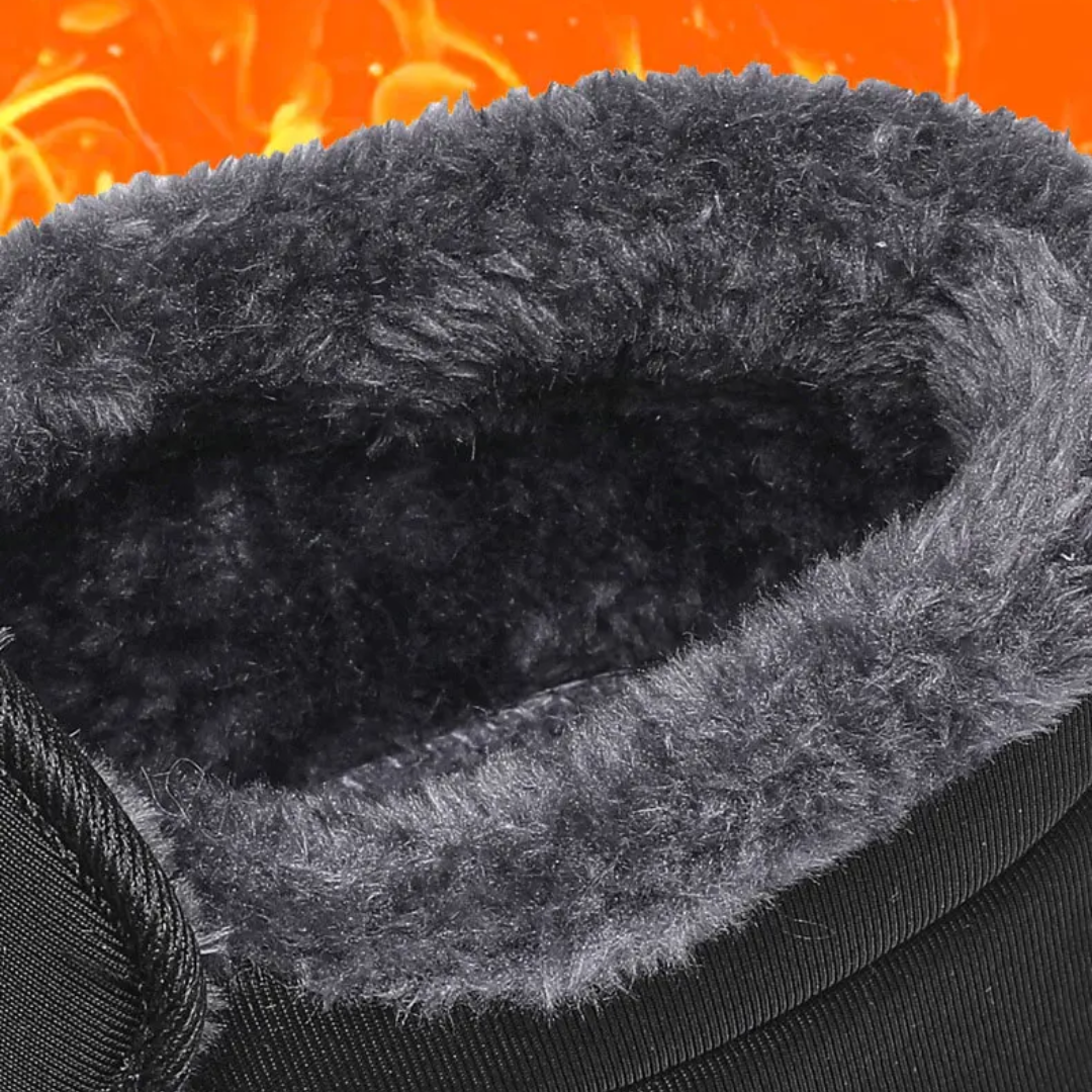 Fleece-forede vinterstøvler til mænd og kvinder – let slip-on