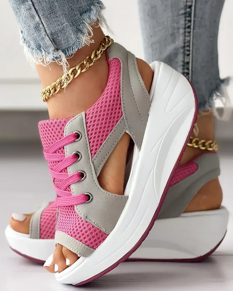 Moderne platform sneakers til kvinder med chunky look
