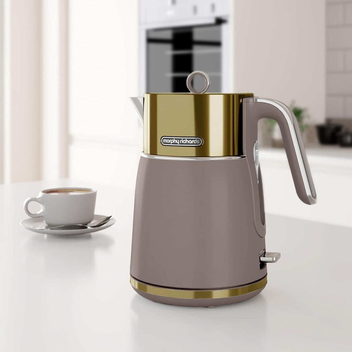 Morphy Richards Gold Signature Opulent vandkande og brødrister til 4 skiver – sæt