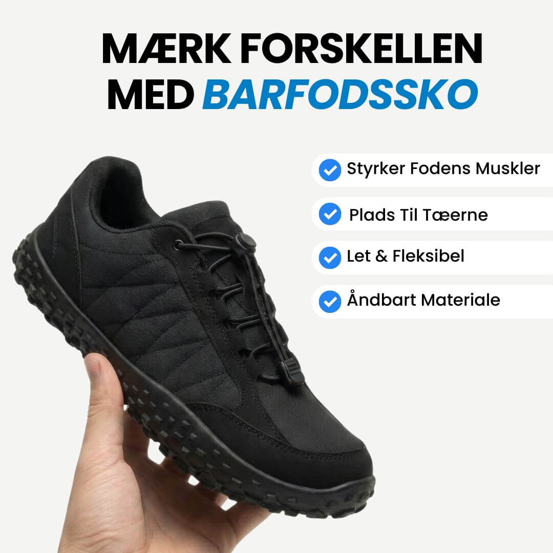 Ease – Barfodssko til hverdagen med naturlig pasform