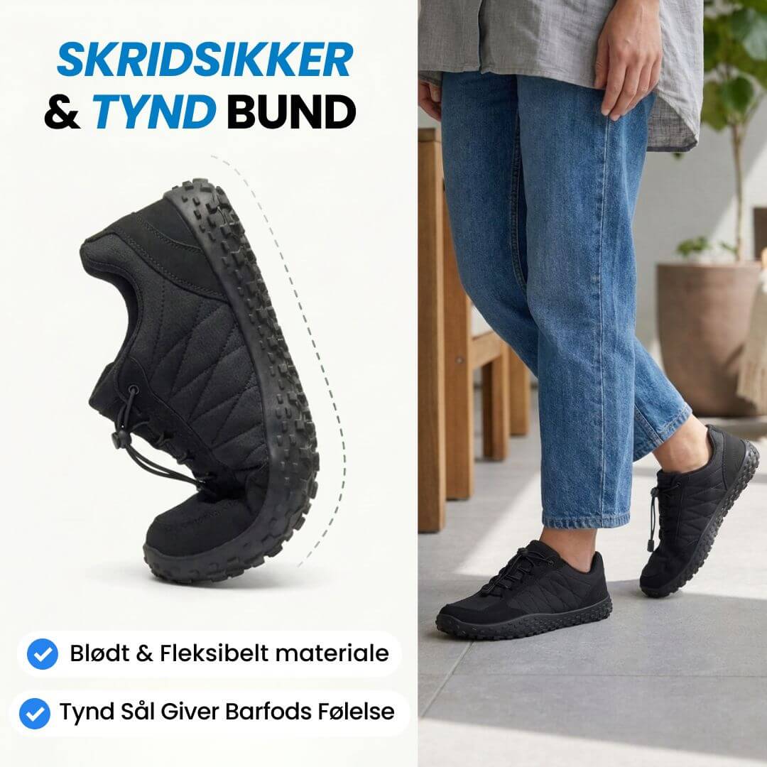 Ease – Barfodssko til hverdagen med naturlig pasform
