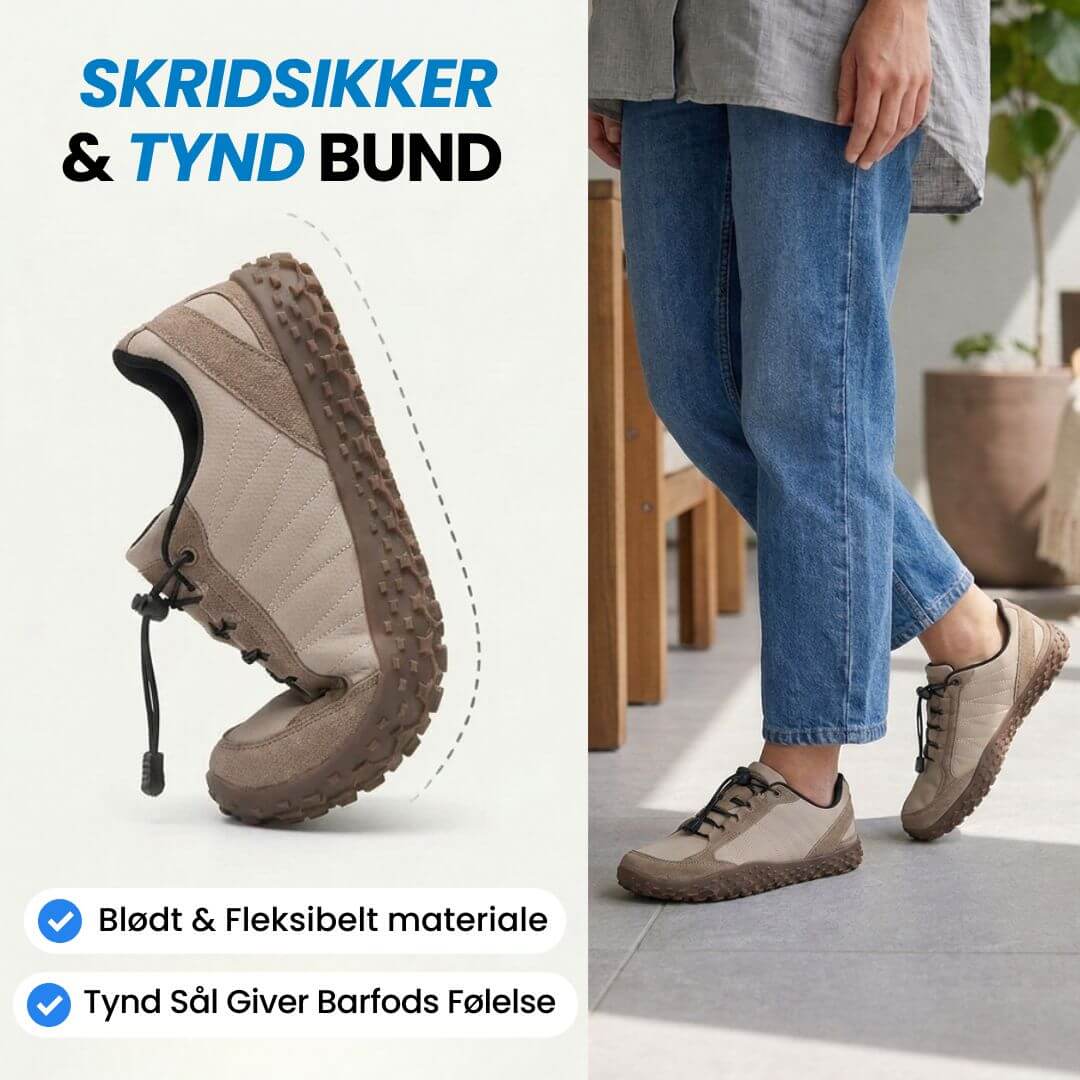 Ease – Barfodssko til hverdagen med naturlig pasform