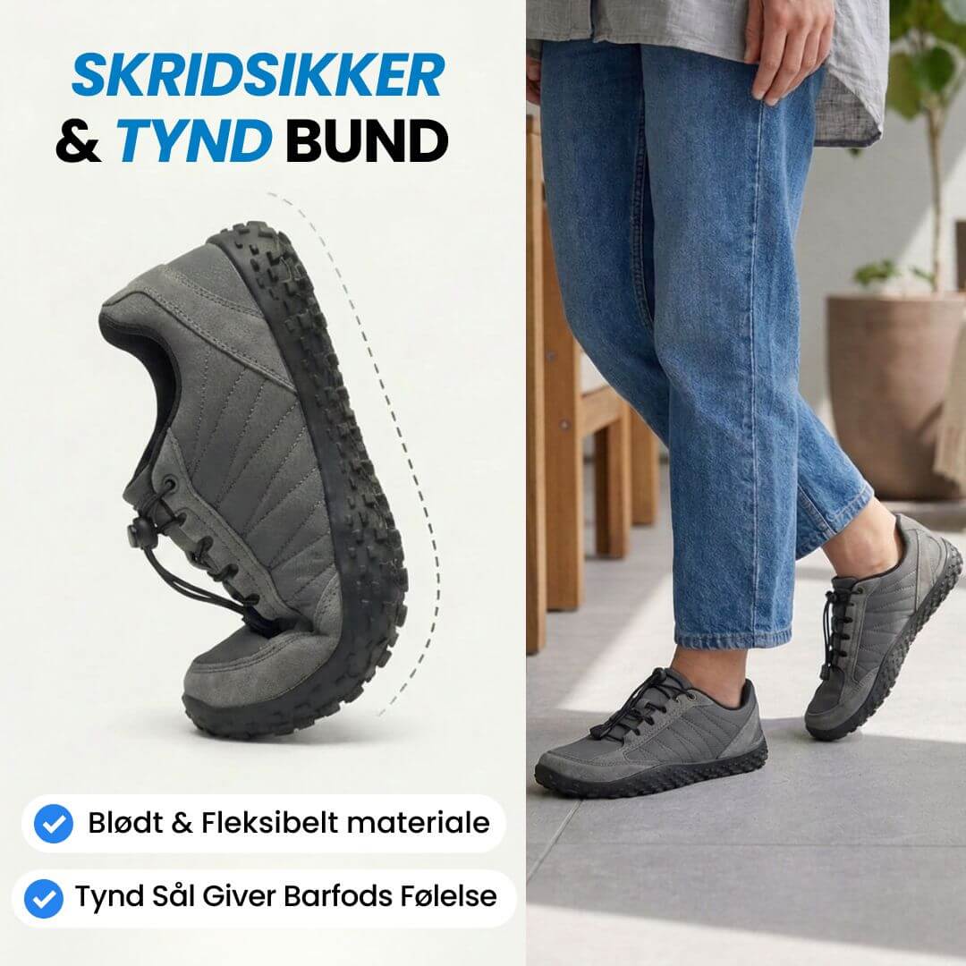Ease – Barfodssko til hverdagen med naturlig pasform