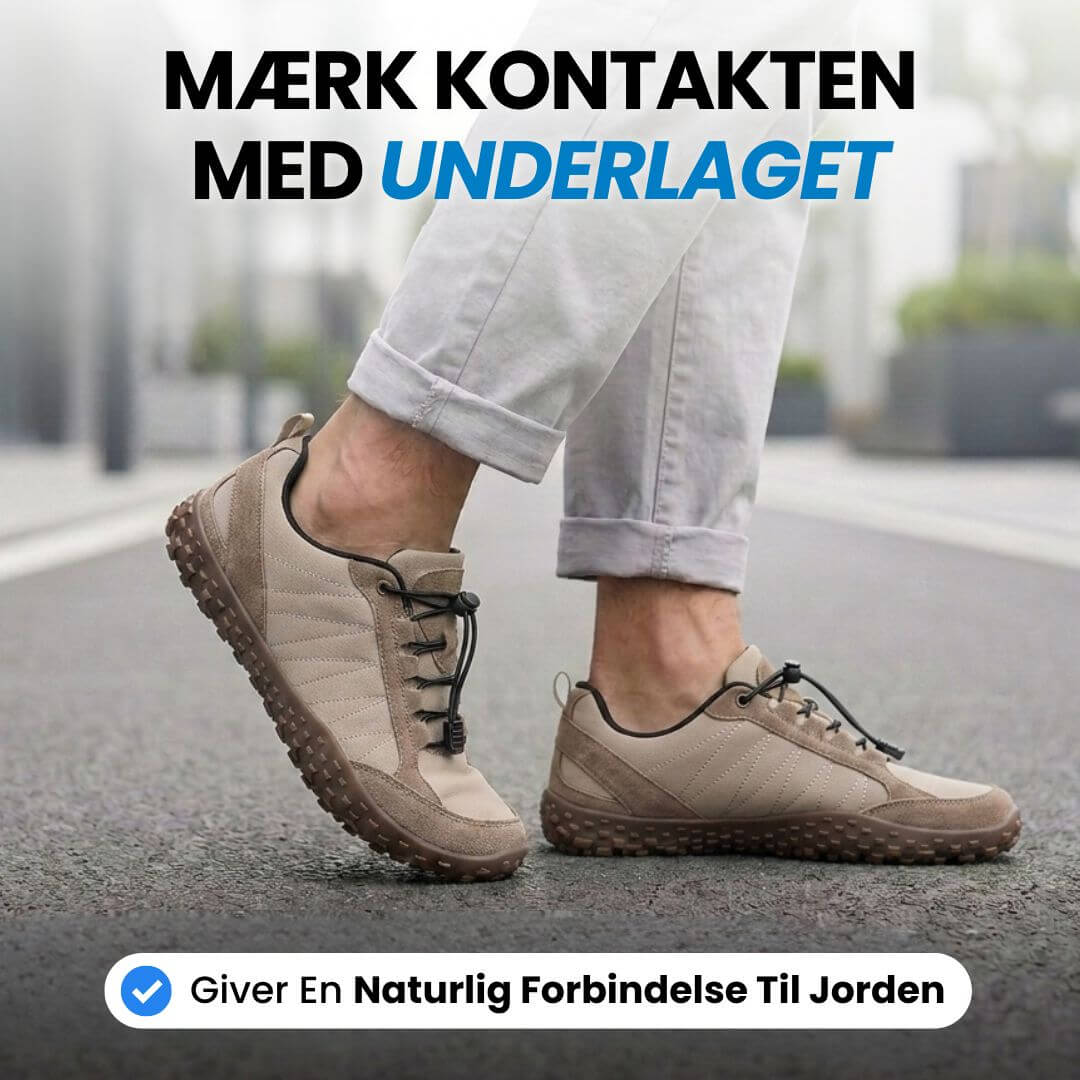 Ease – Barfodssko til hverdagen med naturlig pasform