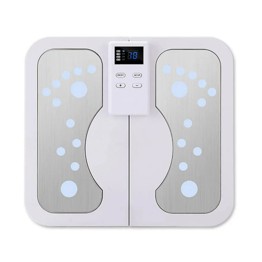 EMS Fodmassagemåtte med Varme – Elektrisk Puls Massage til Fødder og Ben med TENS/EMS Teknologi