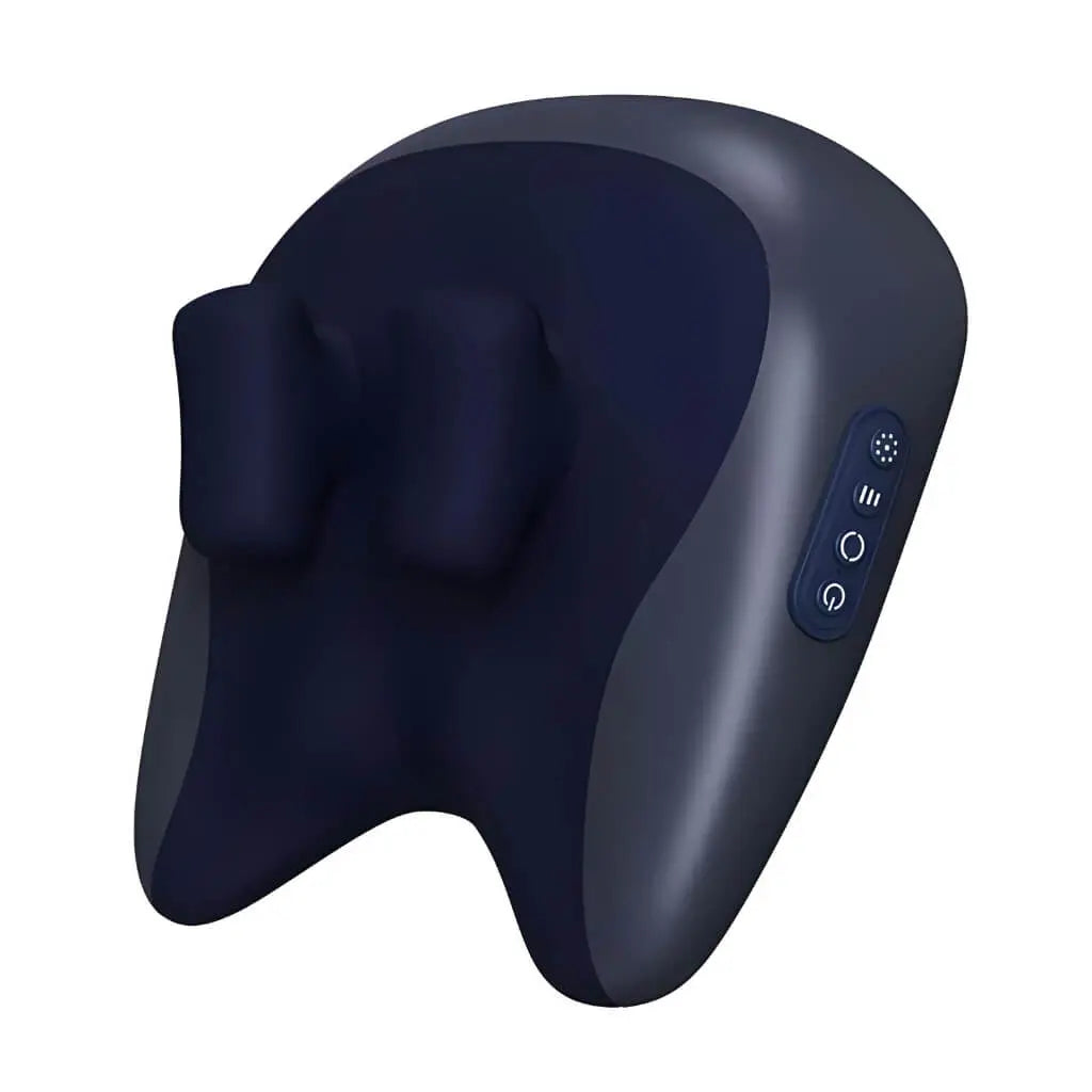 Trådløs Shiatsu Massagepude med Varme – Genopladelig Nakkemassager til Nakke, Skuldre, Ryg og Ben