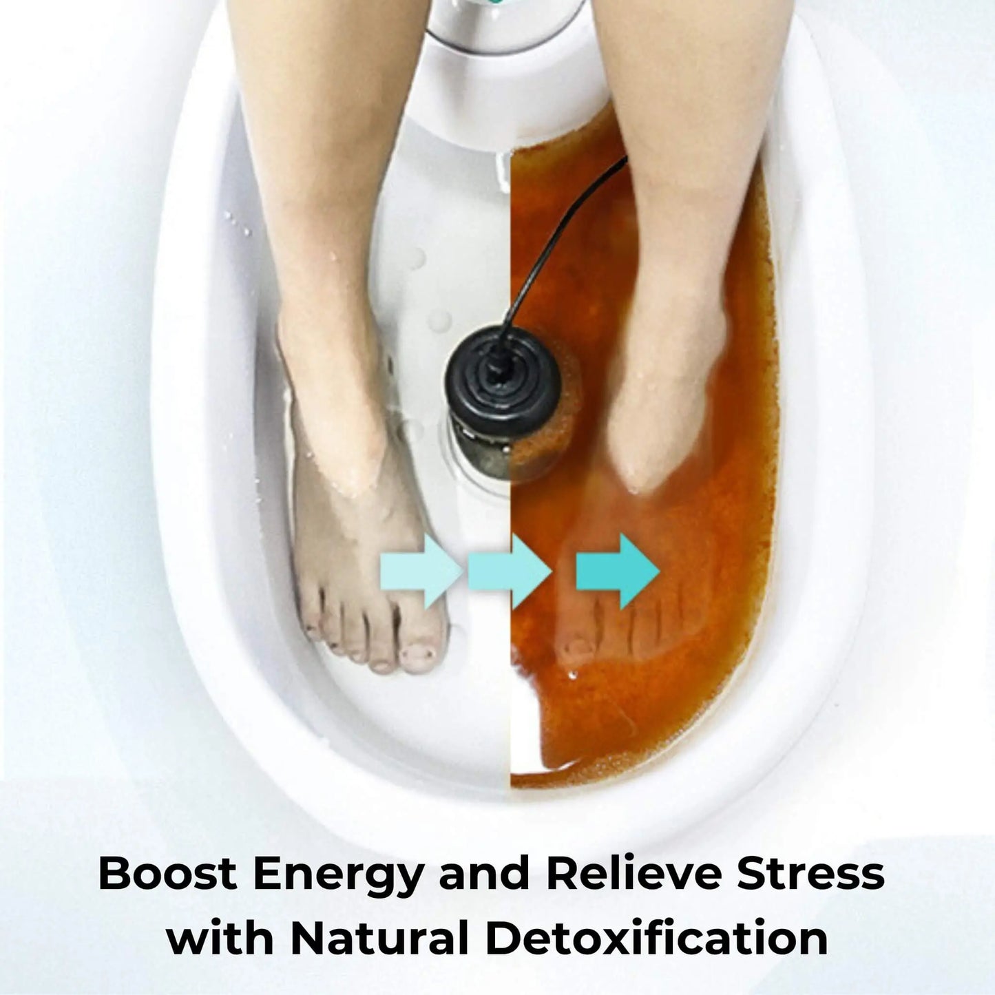 Ionic Fodbad Detox Maskine med Massage – Elektrisk Fodspa med Ionrensning og Afslapning