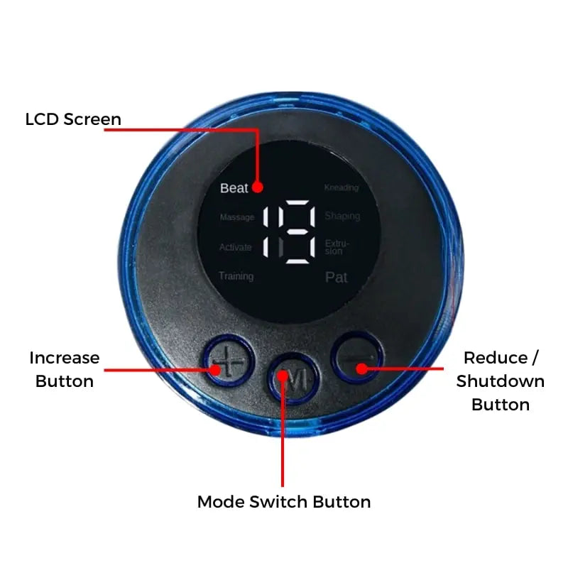 EMS Fodmassagemåtte med Elektrisk Muskelstimulering – Genopladelig Fodmassager til Afslapning og Komfort