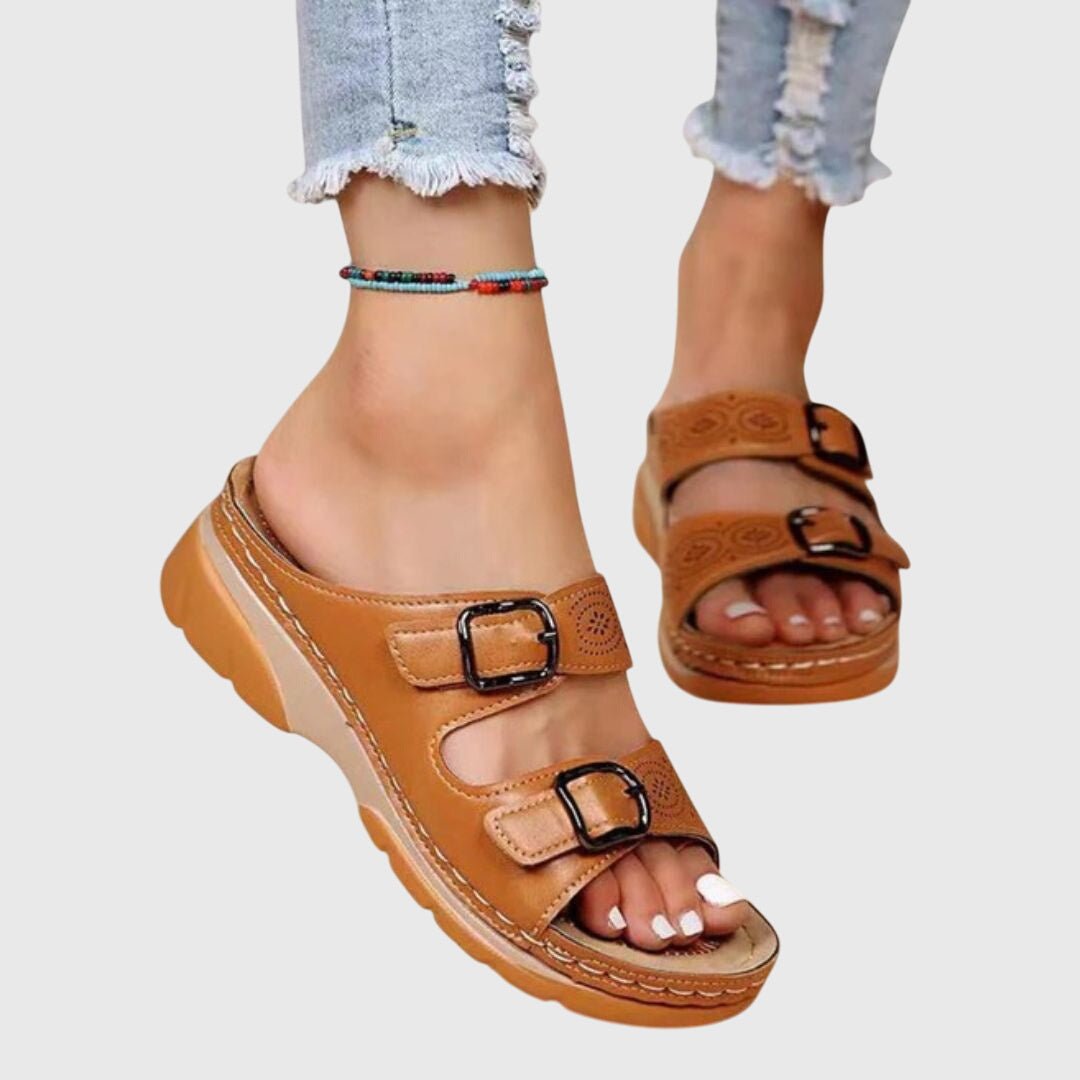 Xenia – Sandaler med slanke remme og let konstruktion