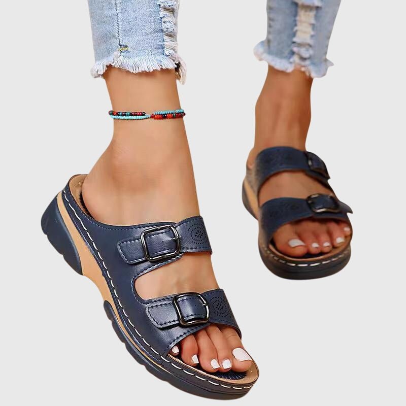 Xenia – Sandaler med slanke remme og let konstruktion