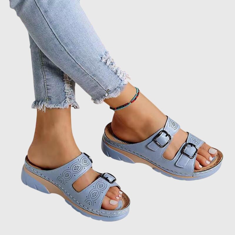 Xenia – Sandaler med slanke remme og let konstruktion