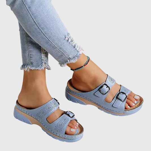 Xenia – Sandaler med slanke remme og let konstruktion
