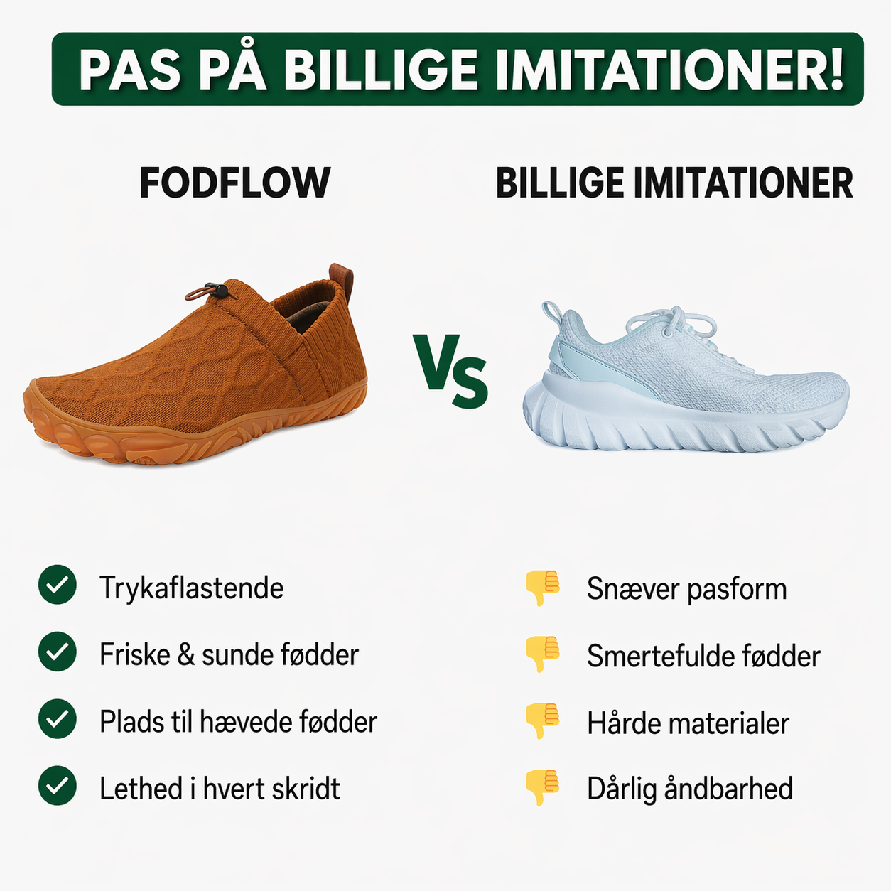 FodFlow – Barfodssko der forbedrer cirkulationen