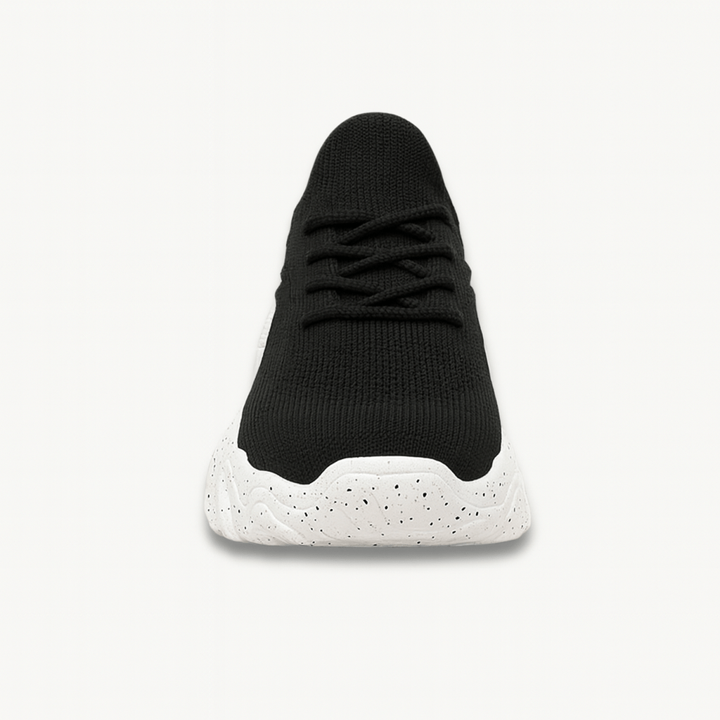 Mara polstrede slip-on gåsko med bred tåboks og 3 cm sål