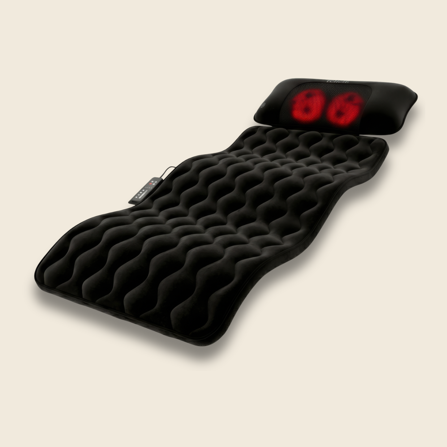 InstockSneakerStore Shiatsu Massagemåtte med Varme og Vibration