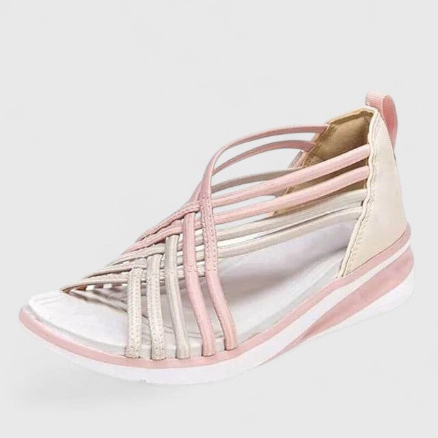 Theresa – Sandaler med kobberdetaljer og sofistikeret look