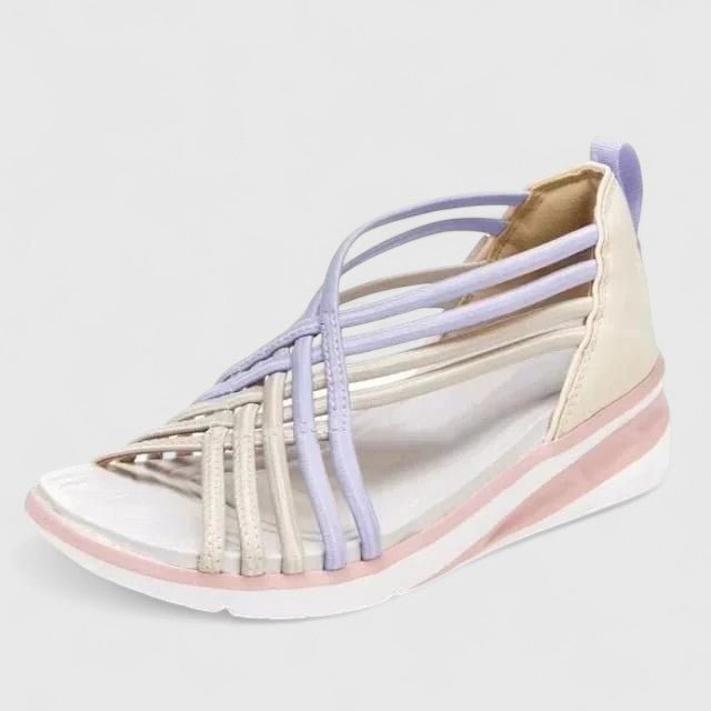 Theresa – Sandaler med kobberdetaljer og sofistikeret look