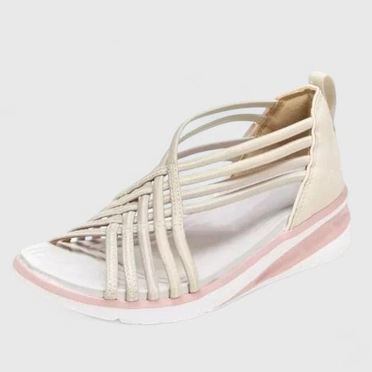 Theresa – Sandaler med kobberdetaljer og sofistikeret look