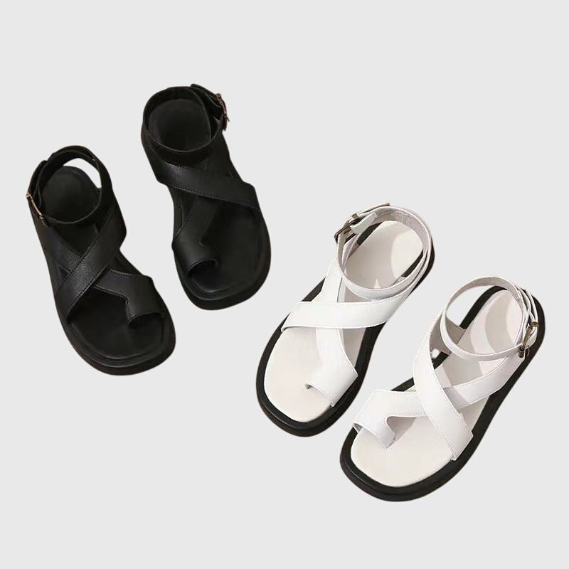 Vera – Sandaler med åben hæl og elegant rem