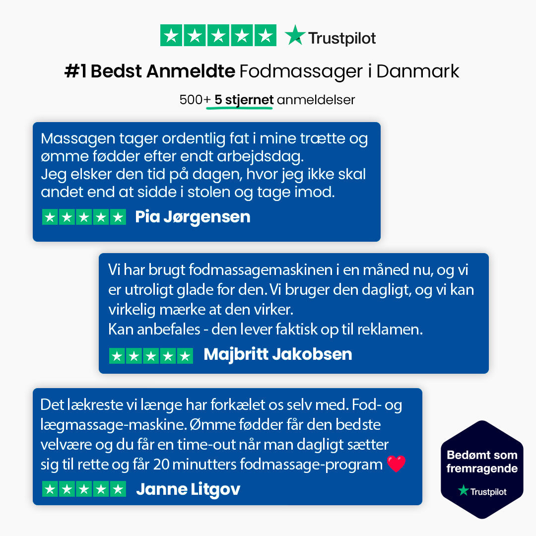 Outlet Fodmassager – Tilbudspris på fodmassager
