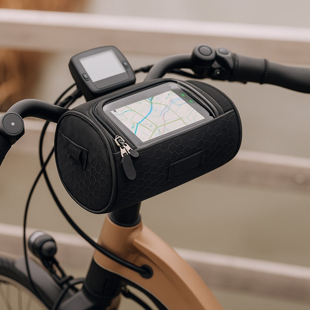 Styrtaske Med Touchscreen-Vindue Til Cykel