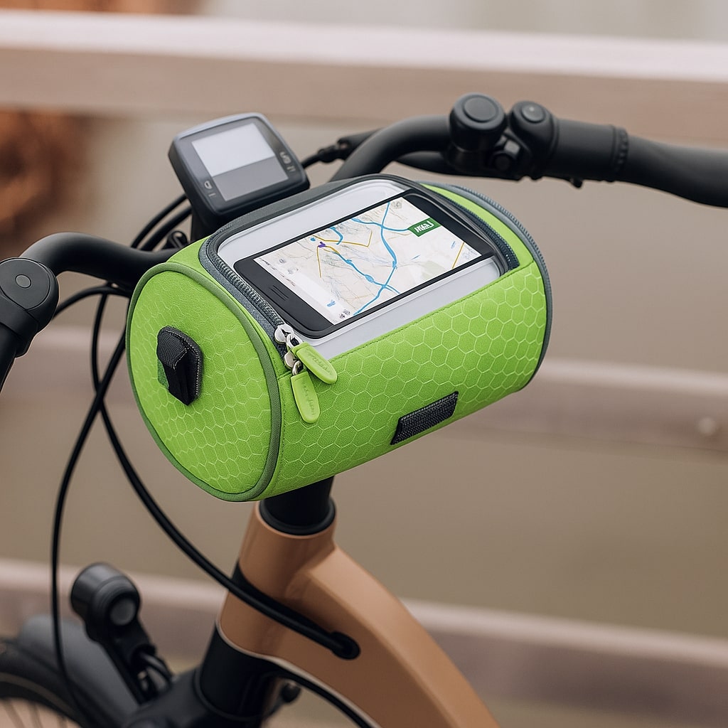 Styrtaske Med Touchscreen-Vindue Til Cykel