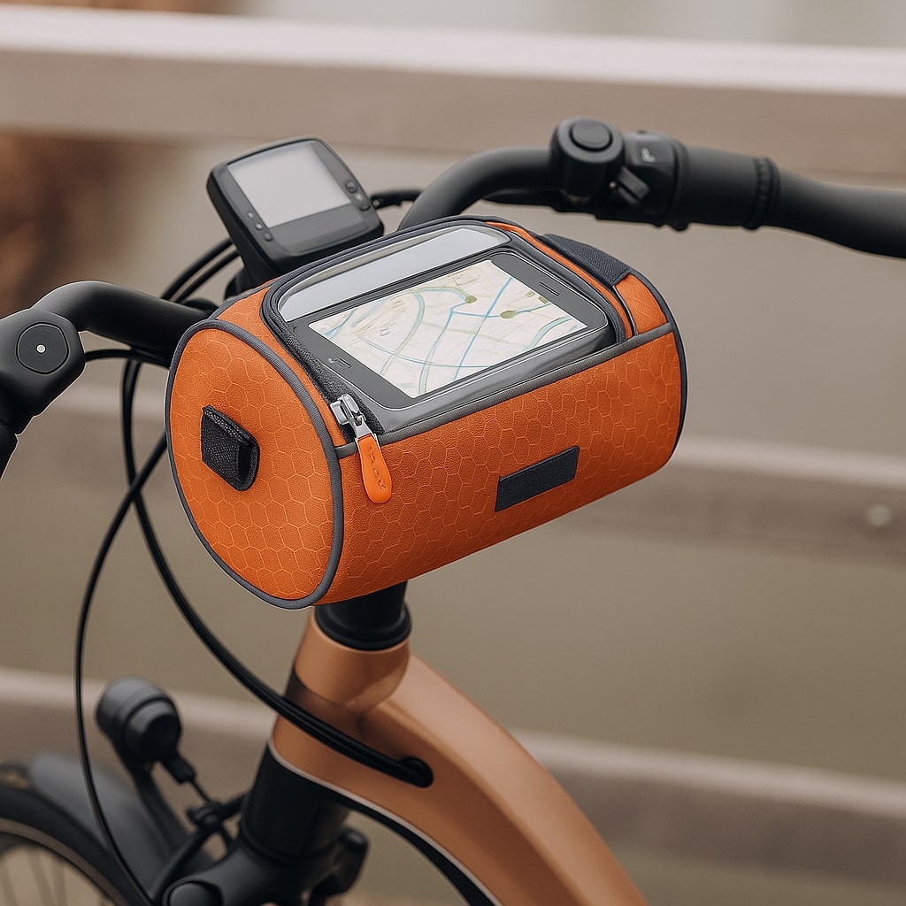 Styrtaske Med Touchscreen-Vindue Til Cykel