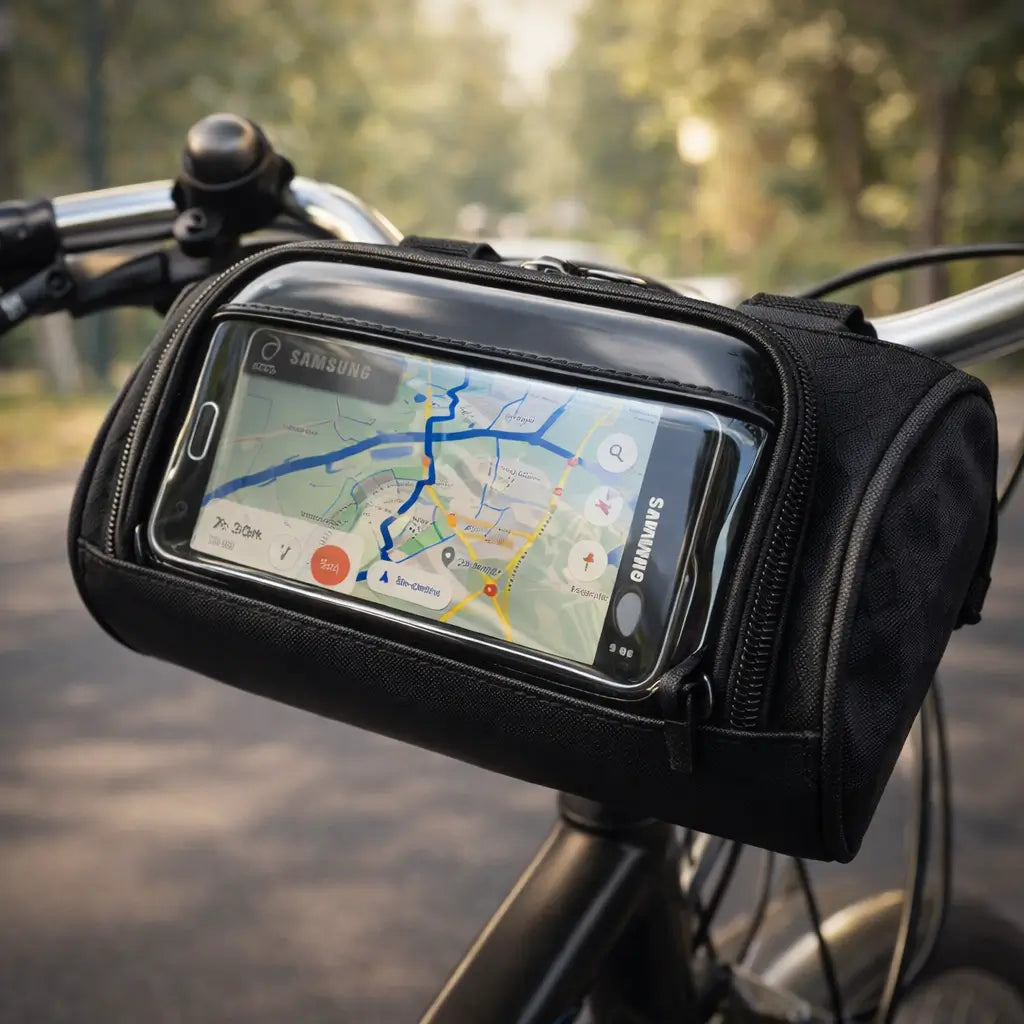 Styrtaske Med Touchscreen-Vindue Til Cykel