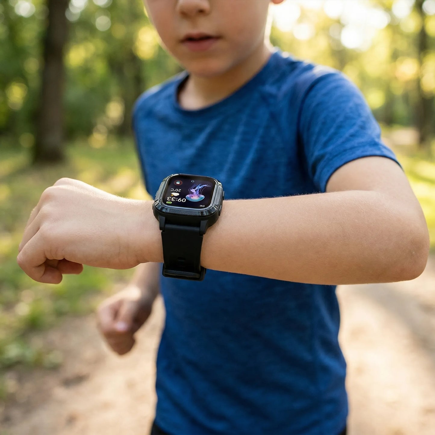 GPS-Smartwatch Til Børn Med SIM-Kort