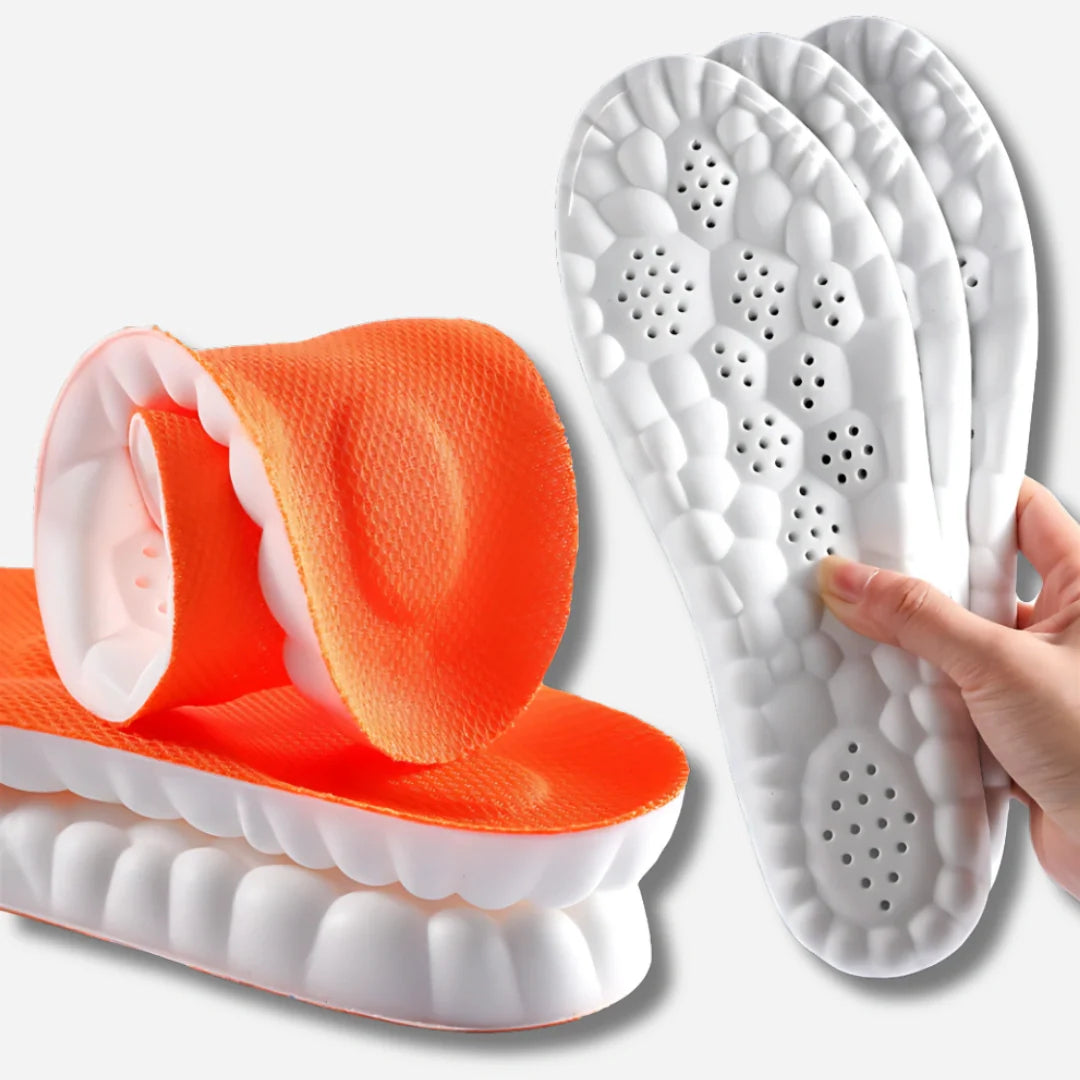 Ortopædisk premium indlægssål med memory foam og massagepunkter