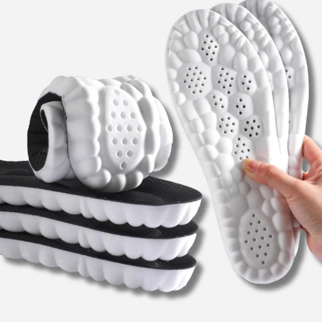 Ortopædisk premium indlægssål med memory foam og massagepunkter