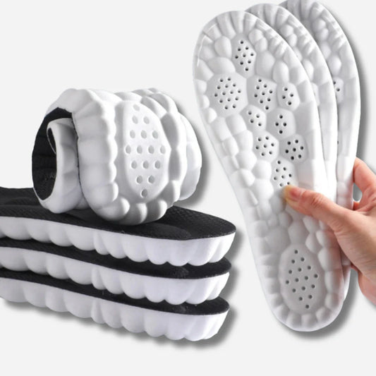 Ortopædisk premium indlægssål med memory foam og massagepunkter