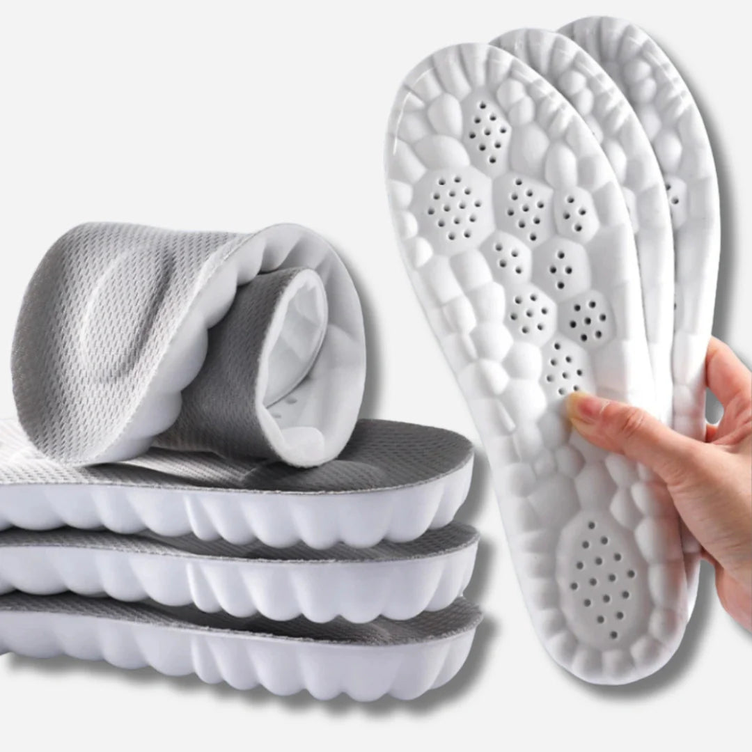 Ortopædisk premium indlægssål med memory foam og massagepunkter