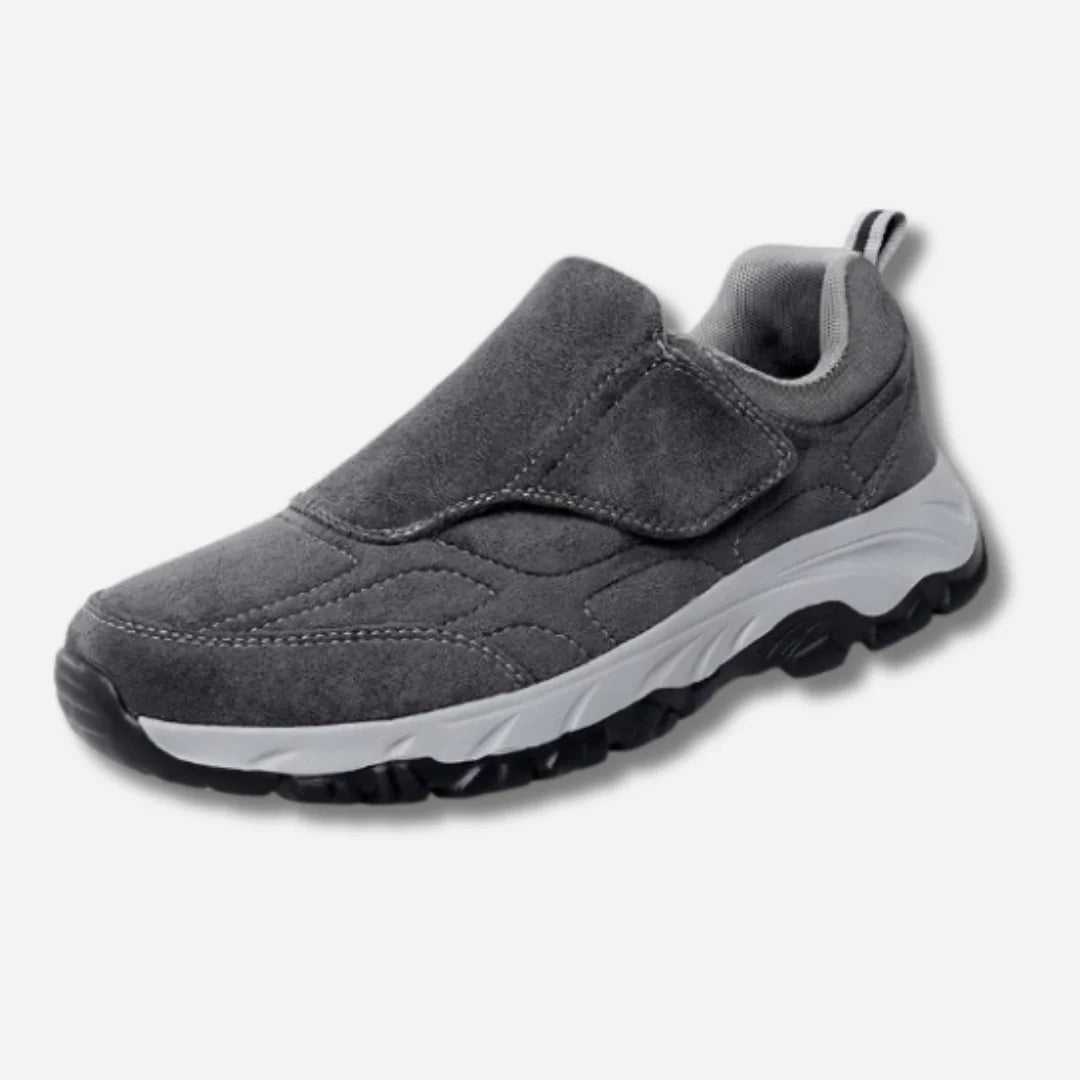 Diabetessneaker med kardborreluk – unisex bred pasform