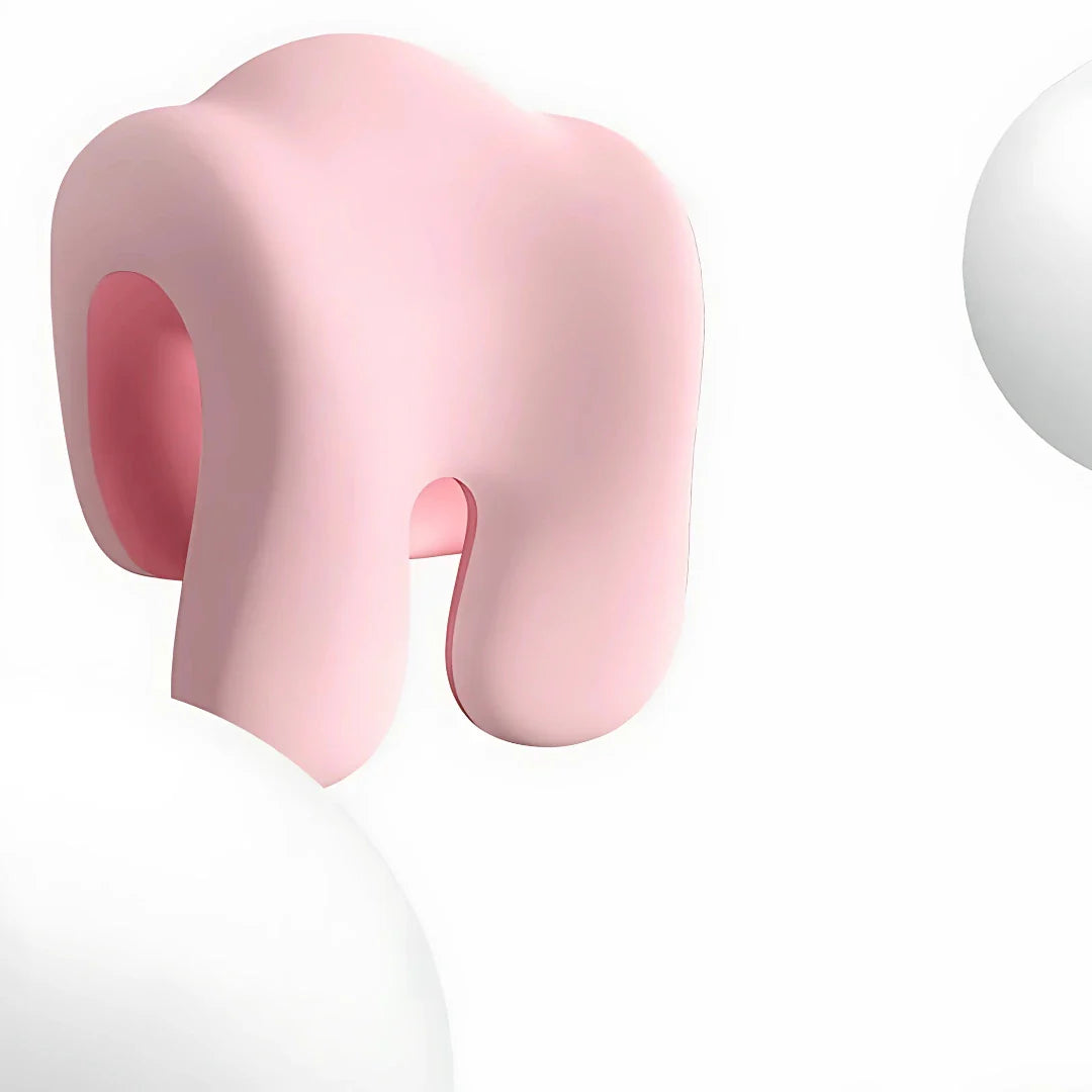 Ergonomisk nakkepude i hukommelsesskum til hvile og rejse