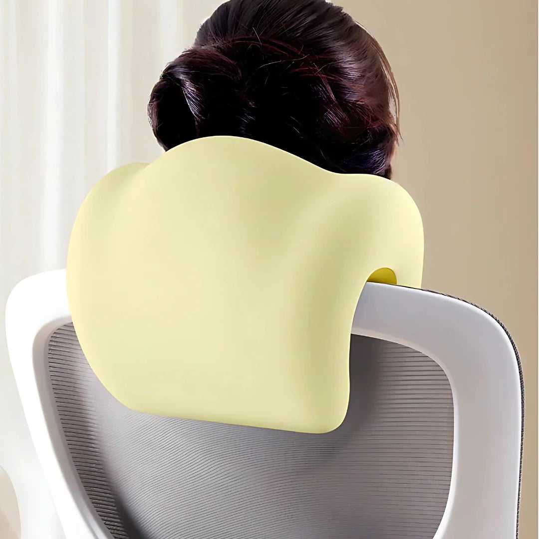 Ergonomisk nakkepude i hukommelsesskum til hvile og rejse