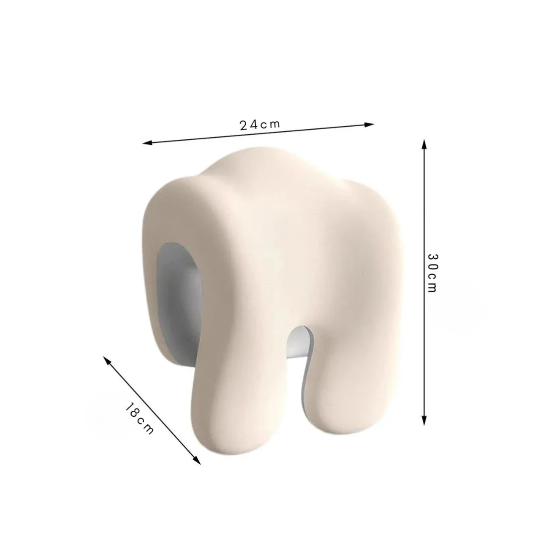 Ergonomisk nakkepude i hukommelsesskum til hvile og rejse