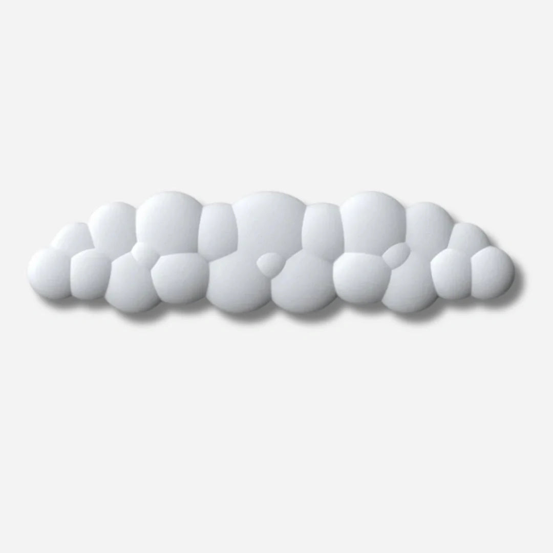 3-delt ergonomisk skrivebordssæt med memory foam håndledsstøtte