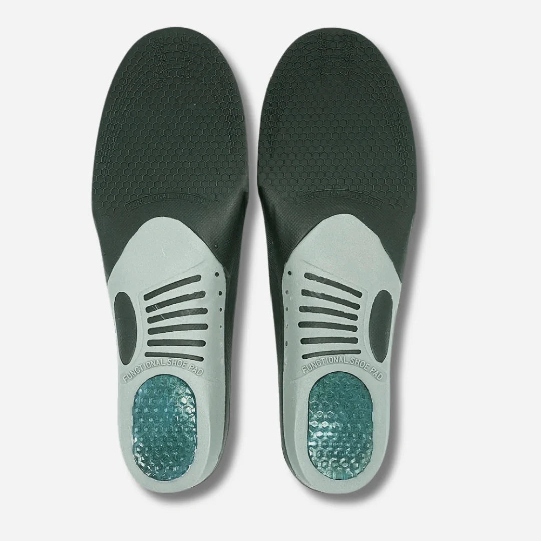 Ortopædiske indlæg med gel-hælpude og arch-support