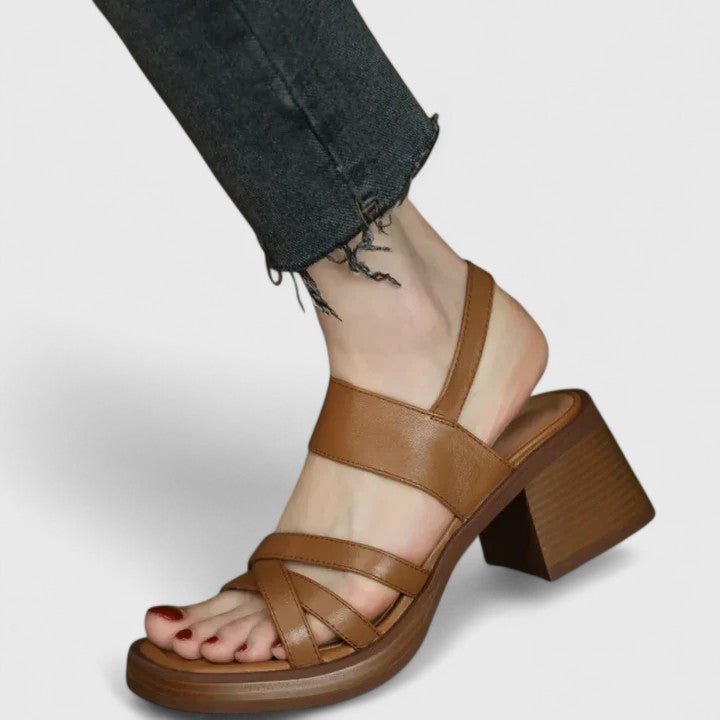 Grethe – Sandaler med lukket tå og åbent hæl