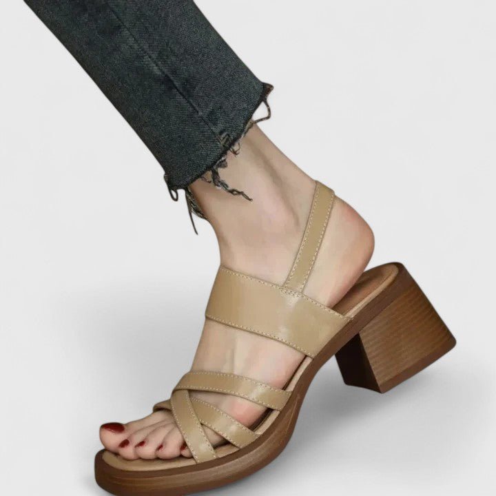 Grethe – Sandaler med lukket tå og åbent hæl