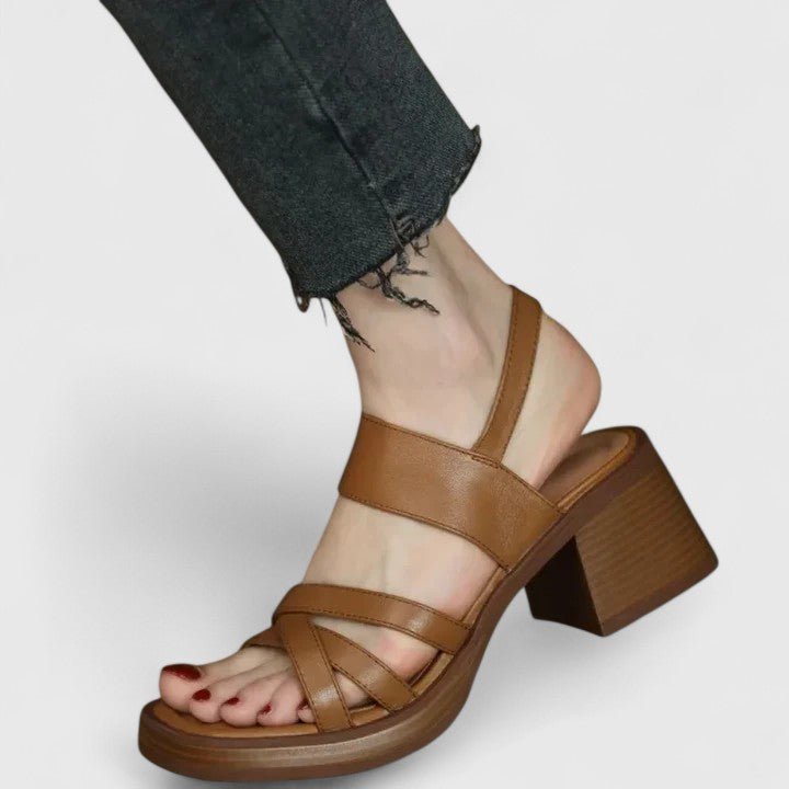 Grethe – Sandaler med lukket tå og åbent hæl