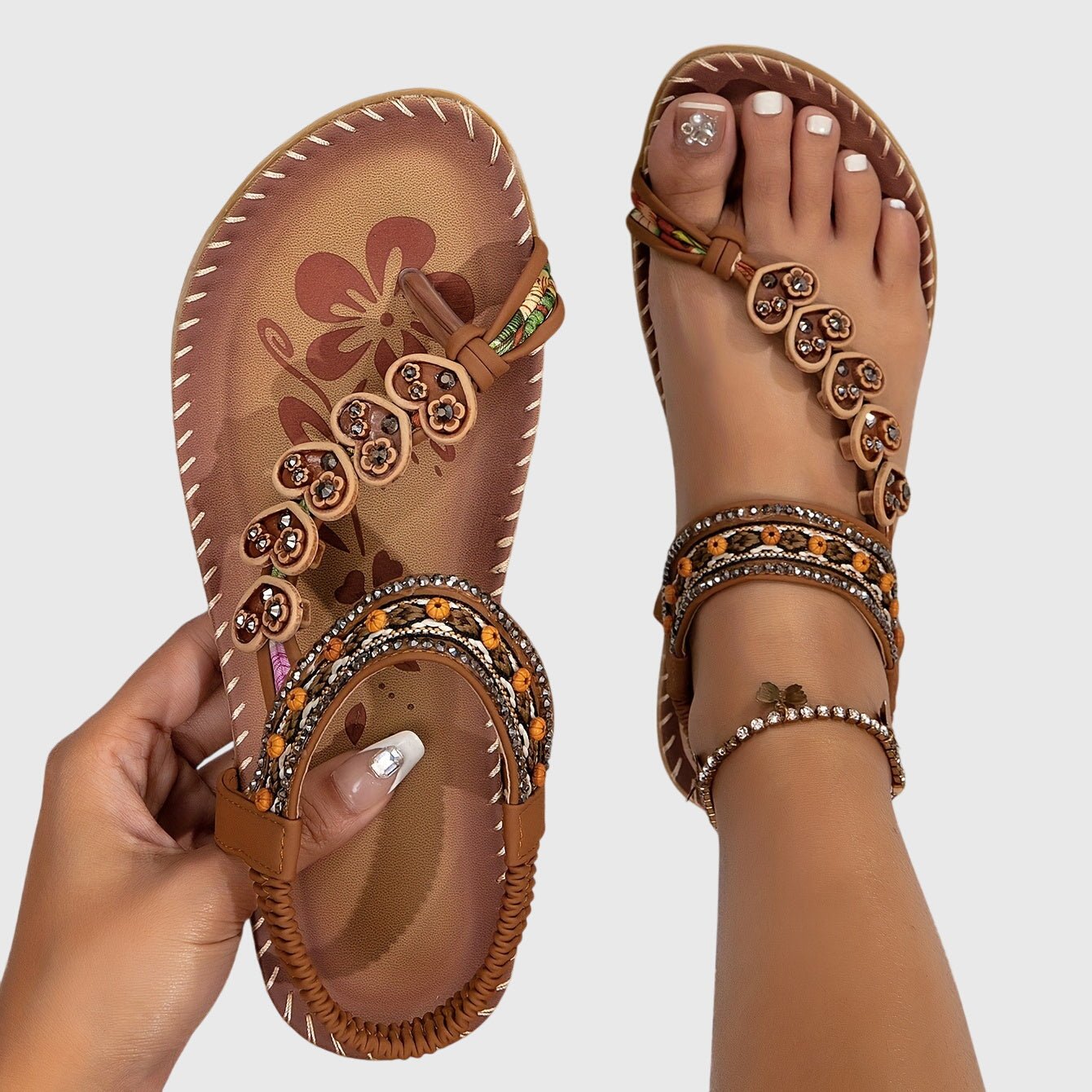 Gertrud – Sandaler med elegant hæl og god balance